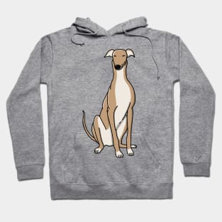 Cute Fawn Greyhound Hoodie